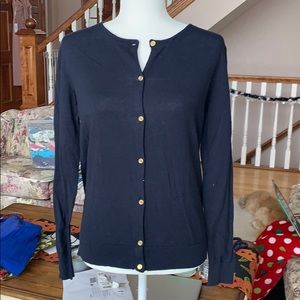 🔛🔝Navy cardigan with gold buttons